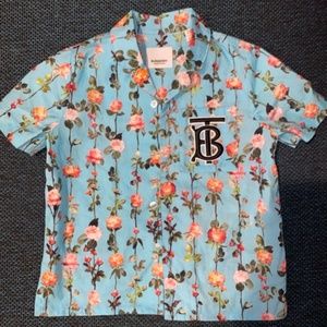 Floral Burberry Shirt